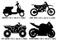 Motorcycle Wrap Kits now available in Moped & ATV sizes