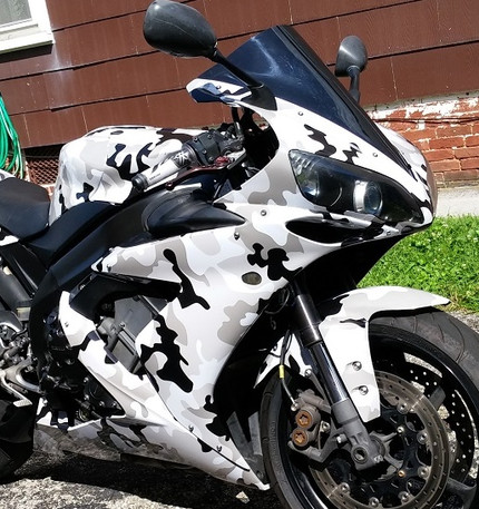 motorcycle fairing vinyl wrap