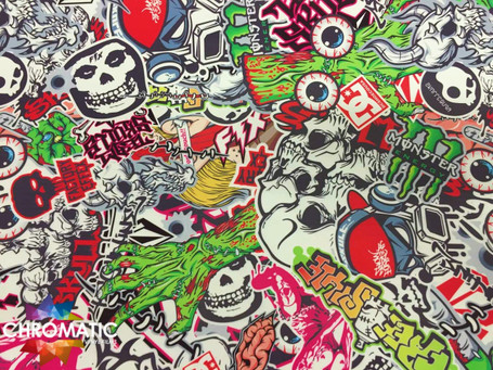 Gruesome Style Stickerbomb with ADT 