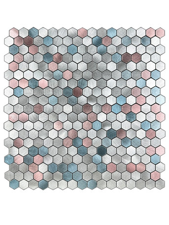 Rainbow Mosaic Tiles