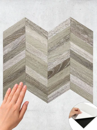 Rustic Wood Chevron Tiles RWCT97