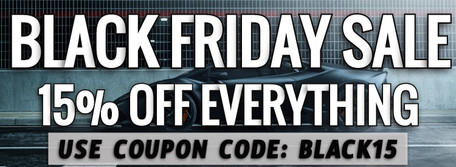 BLACK FRIDAY SALE NOW ON! 15% OFF EVERYTHING