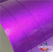 SAMPLE of Gloss Metallic Candy Purple Vinyl Wrap - G655