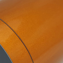 SAMPLE of Gloss Metallic Burnt Orange Vinyl Wrap - G658
