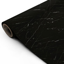 SAMPLE of ROYAL BLACK SATIN MARBLE VINYL WRAP RBSM41