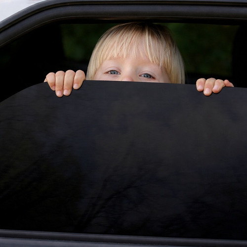 SAMPLE of Window Tint Film 5%  - Limo Black