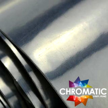 SAMPLE of Chrome Mirror Silver Vinyl - C200