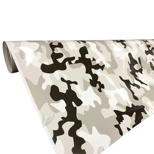 1.52 x 30 Meters - Arctic Snow Camo Vinyl Wrap - CLEARANCE SALE