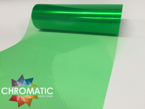 10 Meters of Green Headlight & Tail Light Tint Film