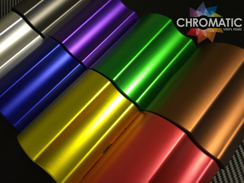 Matte Chrome - Full Car Wrap Kit - Vinyl + Tools