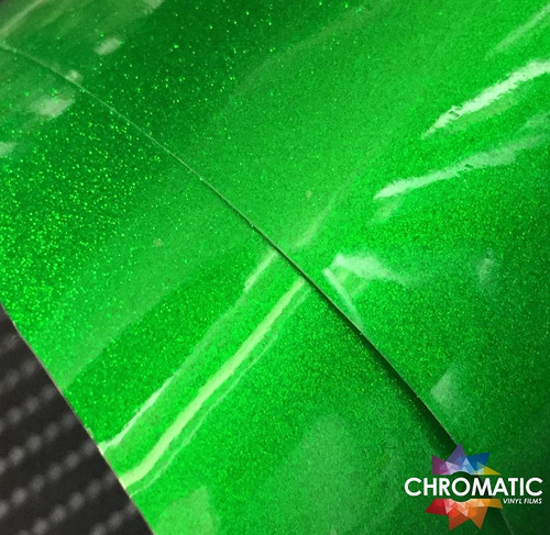 Gloss Metallic Candy Green Vinyl Wrap - G656