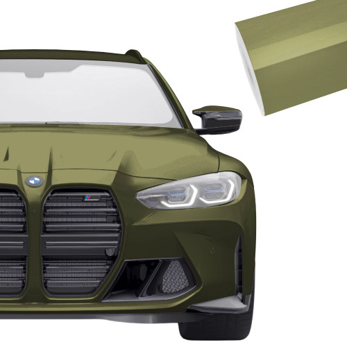 Super Gloss Battle Green Vinyl Wrap SG-BG28