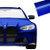 SAMPLE of Super Gloss Metallic San Marino Blue Vinyl Wrap - SGM-SMB58