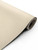 A close-up view of a partially unrolled Matte Textured Creamy Magnolia Vinyl Wrap MTCM72, highlighting its soft beige-white tone and subtle, non-reflective matte surface finish.