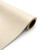 A close-up view of a partially unrolled Ivory Stucco Plaster Vinyl Wrap ISP14, highlighting its warm, creamy off-white color and highly detailed, hand-troweled plaster surface texture.