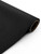 A close-up view of a partially unrolled Matte Textured Coal Black Vinyl Wrap MTCB83 from layed, highlighting its deep, rich coal color and smooth, non-reflective matte surface texture.