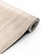 A close-up photograph of a partially unrolled Sonoma Oak Wood Vinyl Wrap SOW33 on a clean white background, highlighting its light, sandy brown color and highly realistic, subtle woodgrain texture.