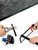 How to cut self-adhesive aluminum tile edge trim.
