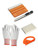  A Vinyl wrap tool kit with Premium Felt Squeegee,  Wool Block Squeegee, 9mm Retractable Knife, Snitty Cutter and a Pair of Anti Static Wrap Gloves.