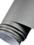 A partially unrolled roll of Layed Matte Gun Metal Grey Vinyl Wrap M702, showcasing its smooth, non-reflective matte finish and the grid-lined self-adhesive backing paper.