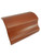 A curved interior trim piece flawlessly wrapped in Layed Tan Leather Vinyl Wrap, demonstrating the film's stretchability and authentic faux leather grain wrapped seamlessly around complex edges.