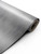 A continuous roll of Layed Brushed Metal Silver Aluminium Vinyl Wrap BMSA31, displaying its highly realistic metallic sheen and distinct, linear brushed aluminium texture.