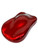 Close-up showing the mirror-like OEM paint finish of Metallic Blood Red car wrap