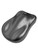 Close-up speed shape sample displaying the mirror-like gloss reflection and metallic flake of Graphite Grey car wrap