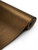 A continuous roll of Layed Brushed Metal Bronze Vinyl Wrap BMB46, showcasing its elegant, light-catching dark brown and metallic bronze finish.