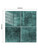 Peel and stick composite wall tile showing size