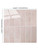 Waterproof rose pink composite wall tiles installed in a modern bathroom setting