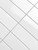 Ghost White rectangular tile pattern detail showing clean grout lines and glossy finish