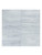 Full sheet of Silver Concrete rectangular peel and stick wall tiles layout