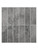 Detailed close-up texture of dark grey slate-effect wall tiles showing realistic stone grain and white grout lines