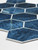 Marine Blue Hexagon - Peel & Stick Composite Wall Tiles (29.2 x 25.4cm)