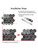 Slate Black Hexagon - Peel & Stick Composite Wall Tiles (29.2 x 25.4cm)