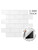 White Subway Peel & Stick Composite Wall Tiles (30cm x 30cm)