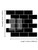 Black Subway Tiles on a Peel and Stick Sheet