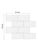 yed WSTL63 peel and stick white subway composite tiles for kitchen and bathroom wall upgrades