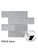 Easy installation of Layed SCST80 silver concrete peel and stick composite subway tiles with adhesive backing