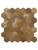 Bronze Metal Hexagon - Peel & Stick Composite Wall Tiles (29 x 28.8cm)