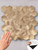 Brass Metal Hexagon - Peel & Stick Composite Wall Tiles (29 x 28.8cm)