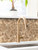 Brass Metal Hexagon - Peel & Stick Composite Wall Tiles (29 x 28.8cm)