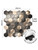 Metal Mix Hexagon - Peel & Stick Composite Wall Tiles (29 x 28.8cm)