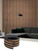Smoked Walnut Self-Adhesive Slat Wall Panel by Layed Self-Adhesive Interior Design