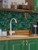 Deep Emerald Metal Hexagon - Peel & Stick Composite Wall Tiles (29 x 28.8cm)