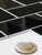 Side profile view showing the thickness and composite material of the OBHT61 tile.