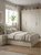 Modern bedroom wardrobe doors seamlessly refreshed using Matte Silk Beige premium self-adhesive architectural film.