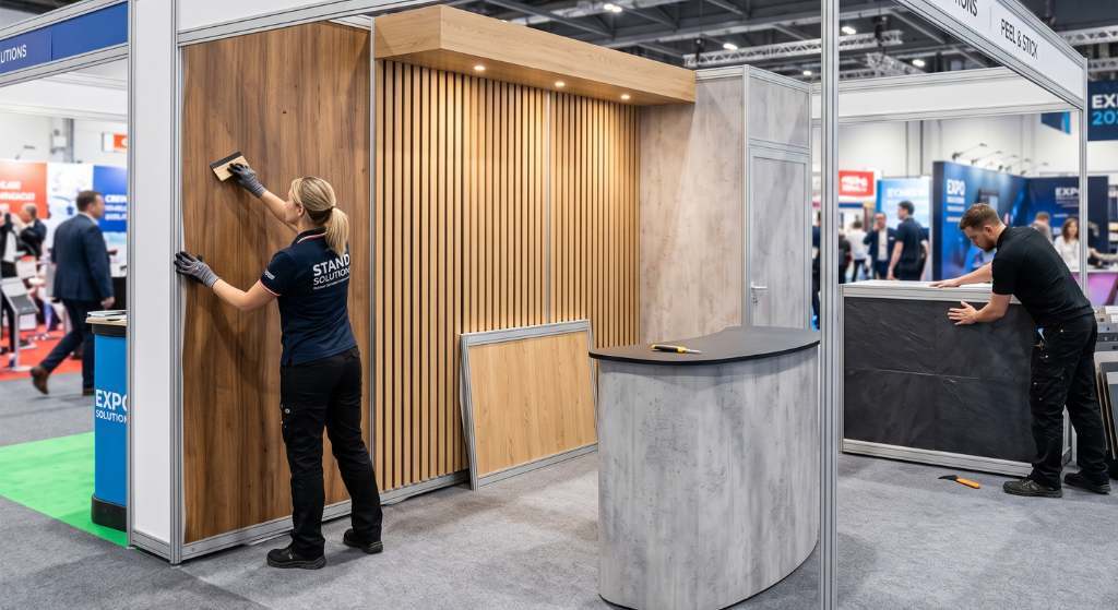 Exhibition Stand Design and Installation with Vinyl Wrap