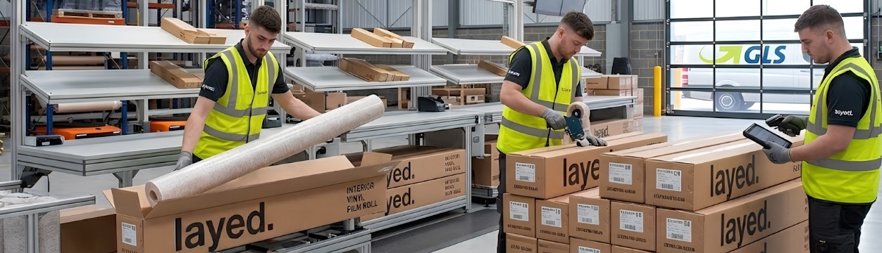 Warehouse packing boxes and shipping them throughout Ireland